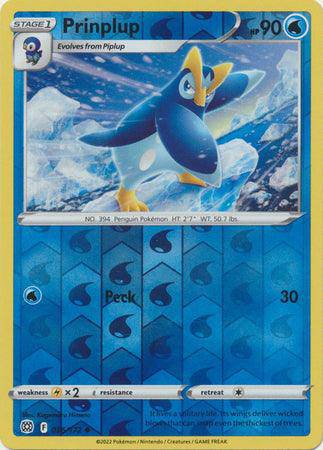 Prinplup : BRILLIANT STARS (Reverse holo) - 036/172 - Lockett Labs UK