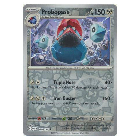 Probopass : OBSIDIAN FLAMES (Reverse holo) - 146/197