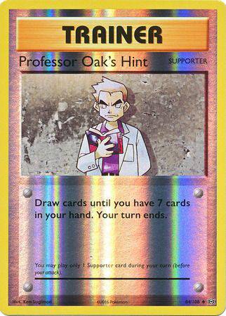 Professor Oak's Hint : EVOLUTIONS (Reverse holo) - 84/108