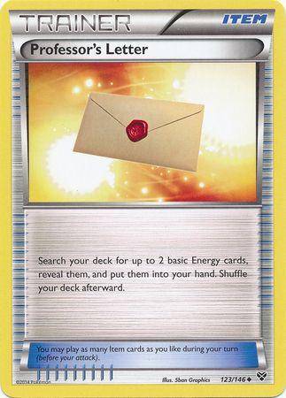 Professor's Letter : XY BASE - 123/146 - Lockett Labs UK