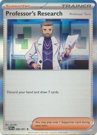 Professor's Research (Professor Turo) : PALDEAN FATES (Holo) - 088/091