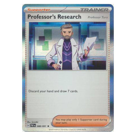Professor's Research (Professor Turo) : PALDEAN FATES (Holo) - 088/091