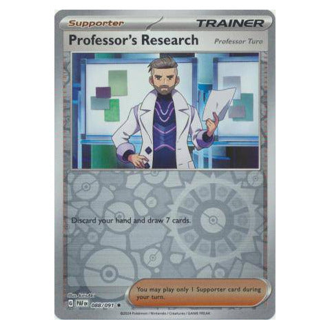 Professor's Research (Professor Turo) : PALDEAN FATES (Reverse holo) - 088/091