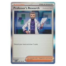 Professor's Research (Professor Turo) : SCARLET & VIOLET BASE (Holo) - 190/198