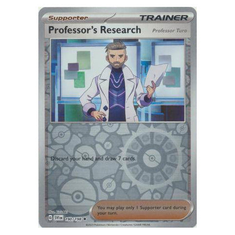 Professor's Research (Professor Turo) : SCARLET & VIOLET BASE (Reverse holo) - 190/198