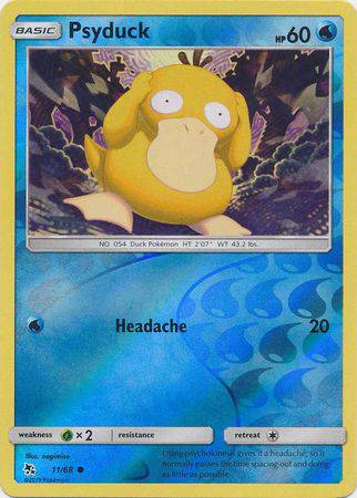 Psyduck : HIDDEN FATES (Reverse holo) - 11/68