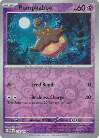 Pumpkaboo : PARADOX RIFT (Reverse holo) - 077/182 - Lockett Labs UK