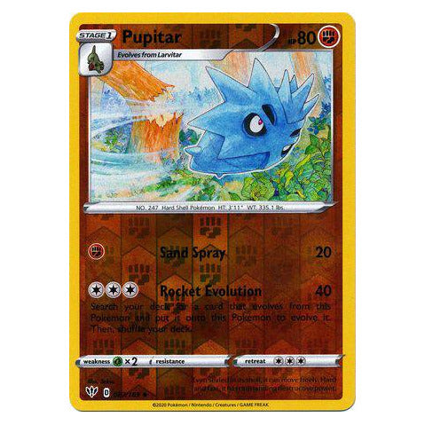 Pupitar : DARKNESS ABLAZE (Reverse holo) - 087/189