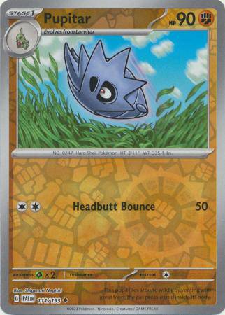 Pupitar : PALDEA EVOLVED (Reverse holo) - 111/193