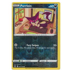 Purrloin : CROWN ZENITH (Reverse holo) - 077/159