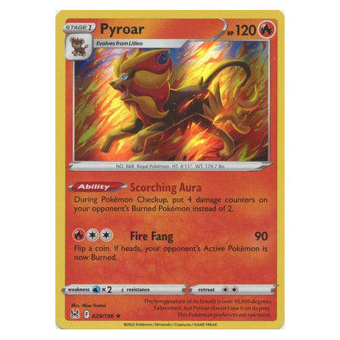 Pyroar : LOST ORIGIN (Holo) - 029/196