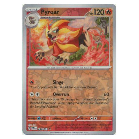 Pyroar : PALDEA EVOLVED (Reverse holo) - 032/193