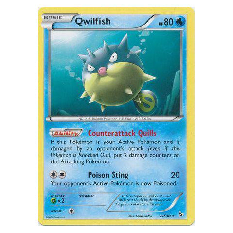 Qwilfish : FLASHFIRE - 21/106