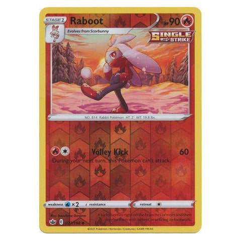 Raboot : CHILLING REIGN (Reverse holo) - 027/198