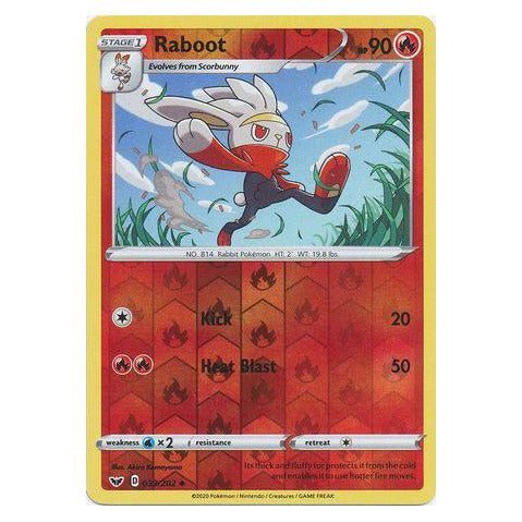 Raboot : SWORD & SHIELD BASE (Reverse holo) - 033/202