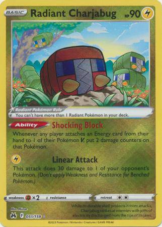 Radiant Charjabug : CROWN ZENITH - 051/159 - Lockett Labs UK