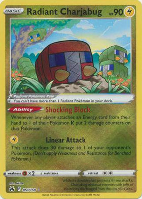 Radiant Charjabug : CROWN ZENITH - 051/159 - Lockett Labs UK