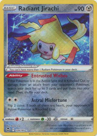 Radiant Jirachi : SILVER TEMPEST - 120/195 - Lockett Labs UK