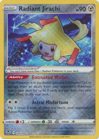 Radiant Jirachi : SILVER TEMPEST - 120/195