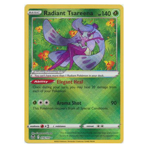 Radiant Tsareena : SILVER TEMPEST - 016/195