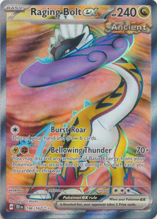 Raging Bolt ex : TEMPORAL FORCES - 196/162