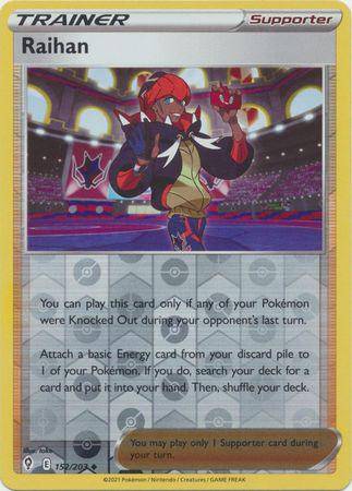 Raihan : EVOLVING SKIES (Reverse holo) - 152/203 - Lockett Labs UK