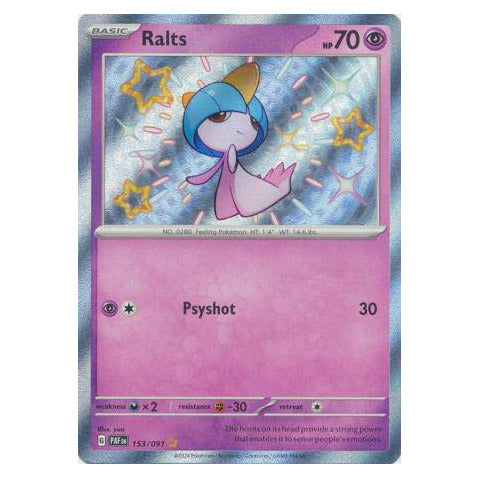 Ralts : PALDEAN FATES - 153/091