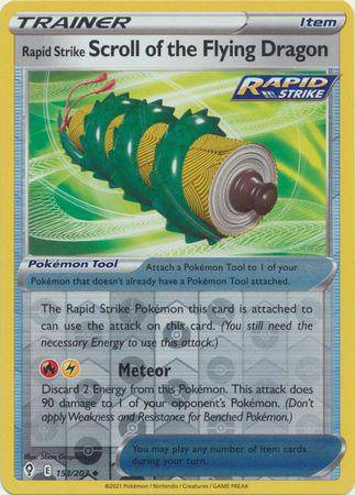 Rapid Strike Scroll of the Flying Dragon : EVOLVING SKIES (Reverse holo) - 153/203 - Lockett Labs UK