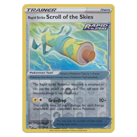 Rapid Strike Scroll of the Skies : CHILLING REIGN (Reverse holo) - 151/198
