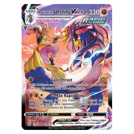 Rapid Strike Urshifu VMAX : BRILLIANT STARS - TG21/TG30