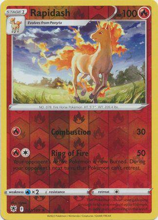 Rapidash : ASTRAL RADIANCE (Reverse holo) - 022/189 - Lockett Labs UK