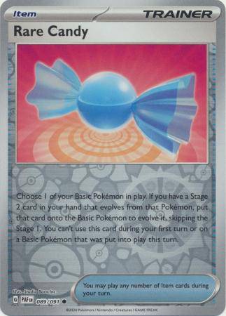 Rare Candy : PALDEAN FATES (Reverse holo) - 089/091