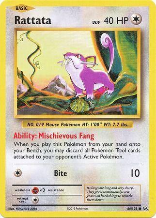Rattata : EVOLUTIONS - 66/108 - Lockett Labs UK