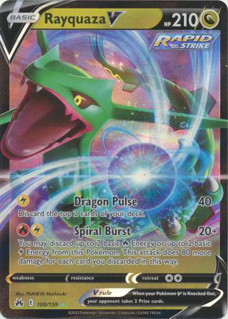 Rayquaza V : CROWN ZENITH - 100/159 - Lockett Labs UK