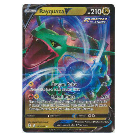 Rayquaza V : EVOLVING SKIES - 110/203