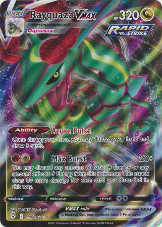 Rayquaza VMAX : JUMBO PROMO - 111/203