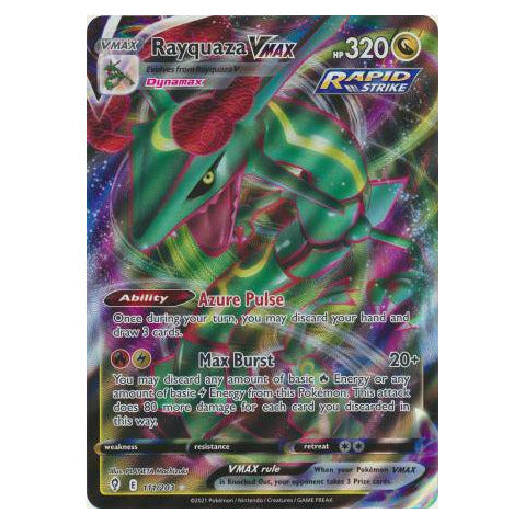Rayquaza VMAX : JUMBO PROMO - 111/203