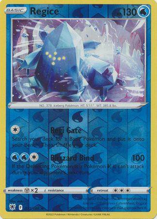 Regice : ASTRAL RADIANCE (Reverse holo) - 037/189 - Lockett Labs UK
