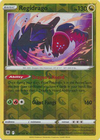 Regidrago : ASTRAL RADIANCE (Reverse holo) - 118/189 - Lockett Labs UK