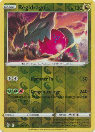 Regidrago : EVOLVING SKIES (Reverse holo) - 124/203 - Lockett Labs UK