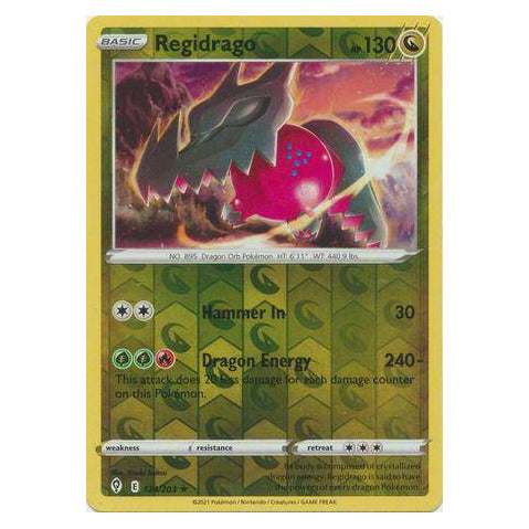 Regidrago : EVOLVING SKIES (Reverse holo) - 124/203