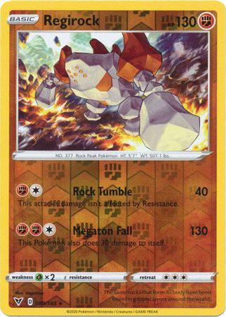 Regirock : VIVID VOLTAGE (Reverse holo) - 089/185