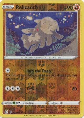 Relicanth : LOST ORIGIN (Reverse holo) - 101/196