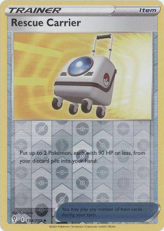 Rescue Carrier : EVOLVING SKIES (Reverse holo) - 154/203 - Lockett Labs UK