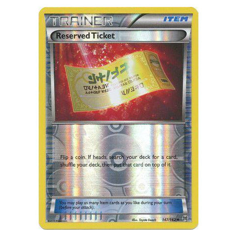 Reserved Ticket : BREAKTHROUGH (Reverse holo) - 147/162