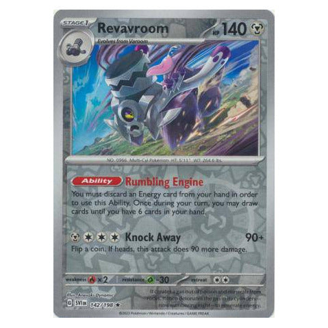 Revavroom : SCARLET & VIOLET BASE (Reverse holo) - 142/198