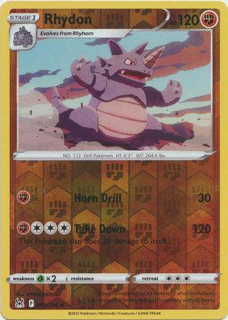 Rhydon : LOST ORIGIN (Reverse holo) - 090/196