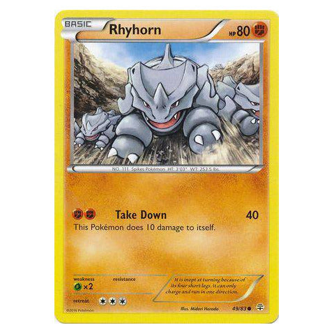 Rhyhorn : GENERATIONS - 49/83