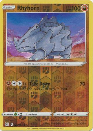 Rhyhorn : LOST ORIGIN (Reverse holo) - 089/196