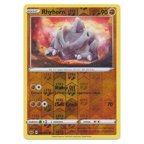 Rhyhorn : SWORD & SHIELD BASE (Reverse holo) - 097/202